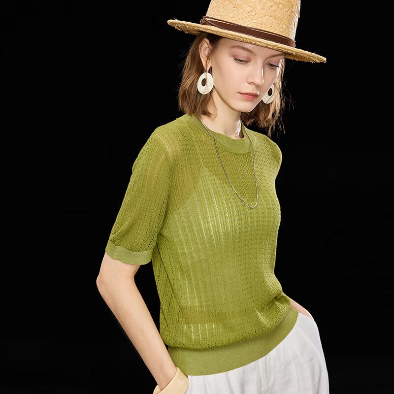 Women's Tencel Linen Blend Knitted T-shirt