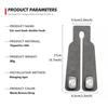 For MG Car Headrest Hook Suede Rear Seat Hanging Dual Hook Storage Rack Accessories GS Pilot GT 3 6 5 7 HS ZS ZX tcl6