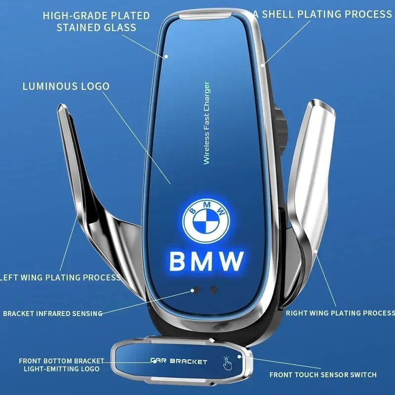 15W Auto-Funkladegerät Magnetische Automatische Autohalterung Handyhalterung Für BMW E46 E85 E60 F10 E39 F30 E36 F20 E87 E90 E70 X3 X5