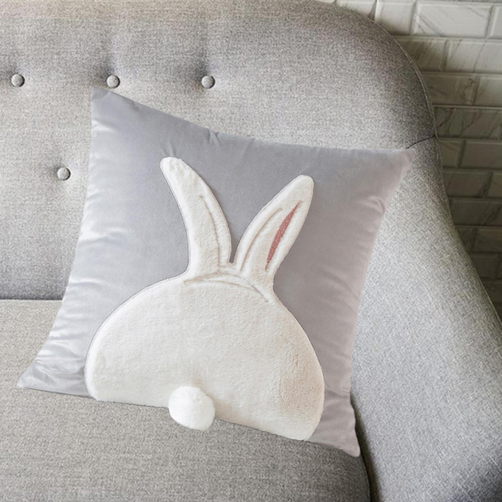 Подушка с изображением кролика Чехол для подушки Чехол для подушки Акцентный квадратный домашний декор Декоративный для дивана 1169₽
