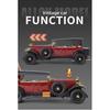 Simulation 1/24 Rolls-Royce Phantom Vintage Car Alloy Car Model Collection Ornaments Sound Light Pull Back Boy Gift Sound Light Miniature