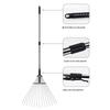 JNL Retractable Aluminum Garden Rake
