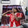 Michael Olise Bedrukte Flanellen Deken, zachte plaid voor slaapkamerbank, wasbaar, voetbalfan merchandise, geweldig cadeau.