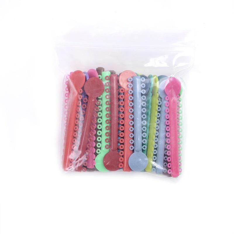 Buy 40 Pcs Durable Dental Plastic Materials Dental Colored Rubber