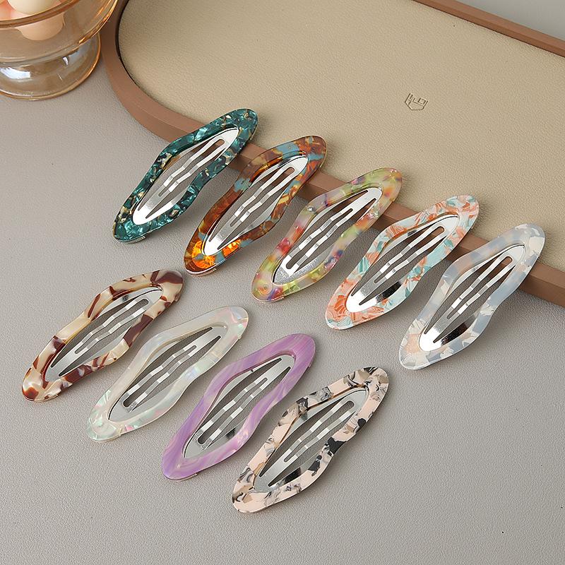 New Vintage Geometric Cloud Side Bangs Hairpins BB Clip Sweet Make Up Hair Clips Barrettes Headwear Girls Women Hair Accessories