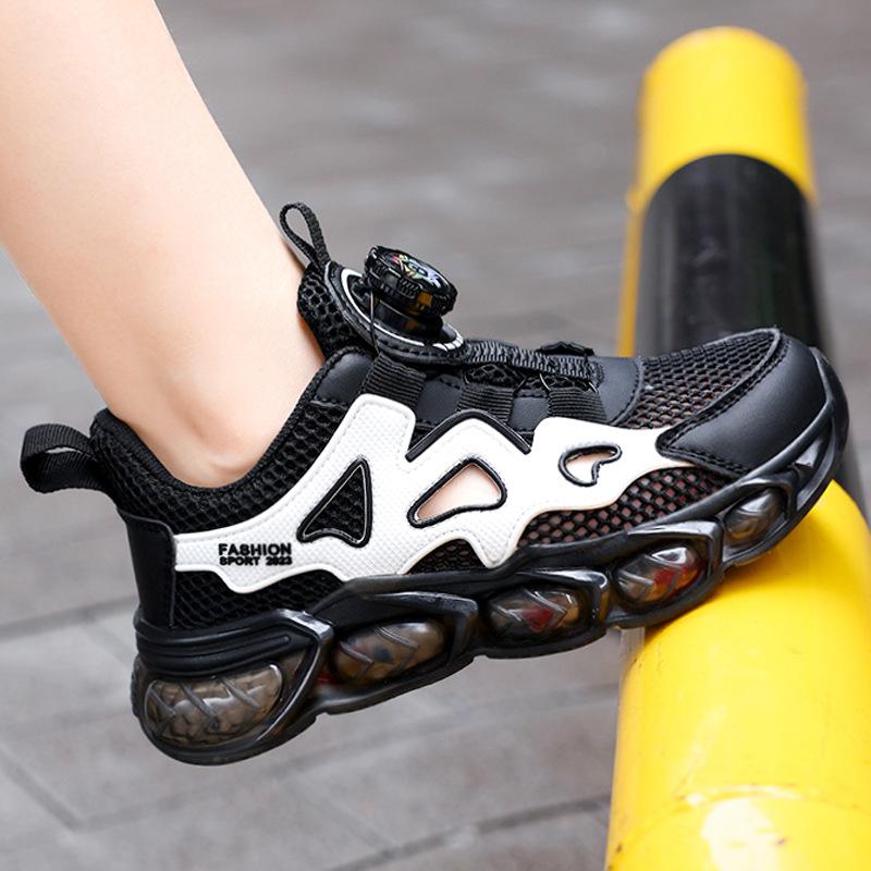 Jinjiang Boys Sandals 2025 Summer New Children's Sports Single Mesh Shoes Medium and Older Boys Mesh Breathable Shoes