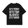 Y2K Cotton T-shirt Hiphop Harajuku Letter Print Retro Top Grunge Goth Streetwear Tee Punk Oversized Short Sleeve T-shirt EMO
