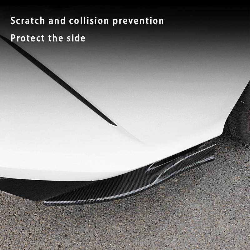 2PCS Carbon Fiber Rear Package Corner Anti Collision Rear SpoilerExterior Modification Accessories For GAC Trumpchi Empow 2021