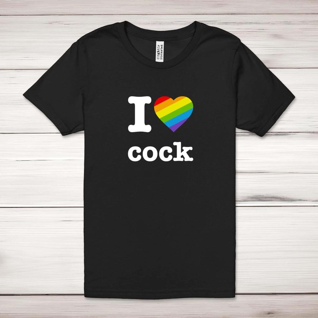 I Love C*ck Pride Adult T-Shirt