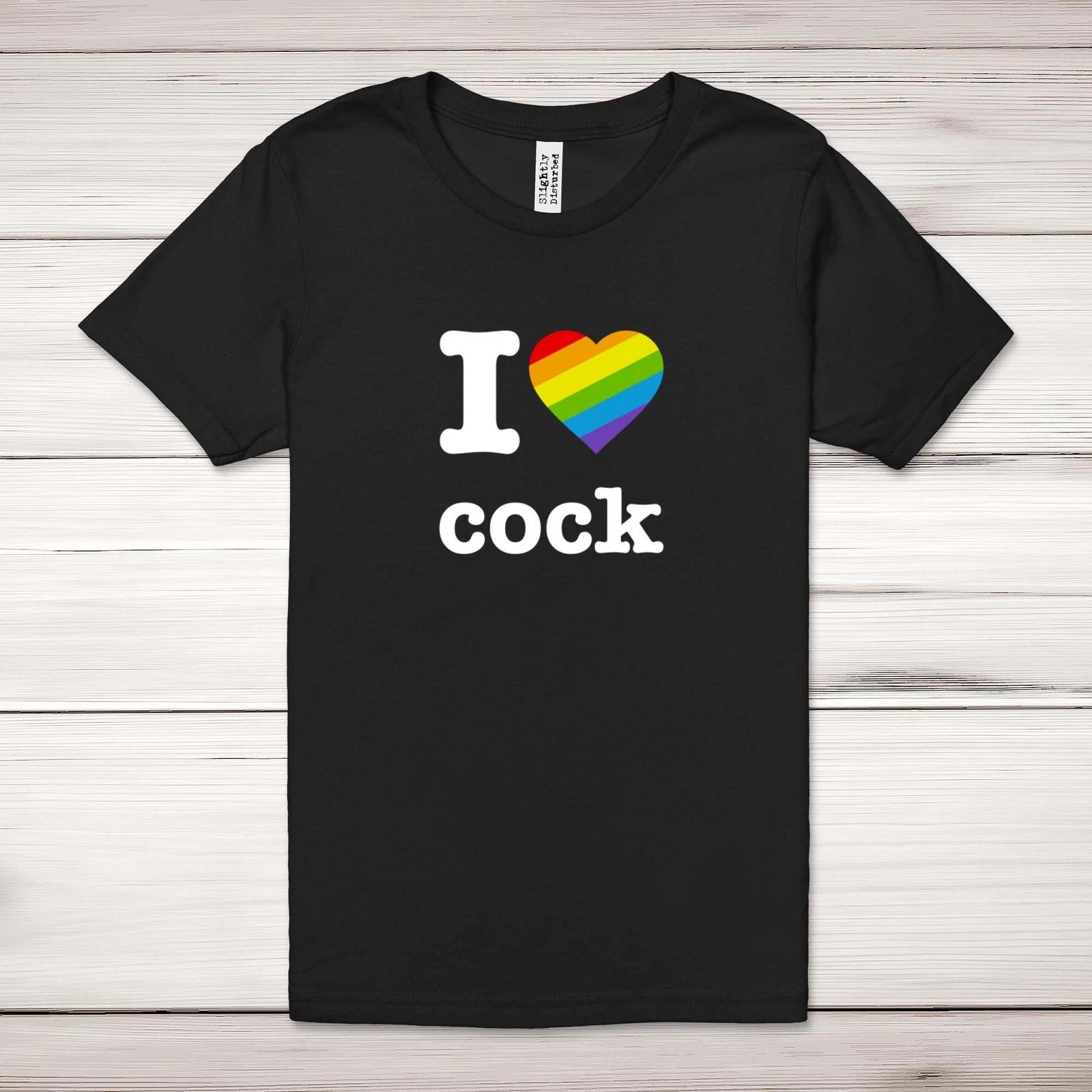 I Love C*ck Pride Adult T-Shirt 4XL