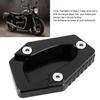 Motorcycle Kickstand Holder Side Stand Plate Extension Pad Fit for STREET TWIN 16‑19