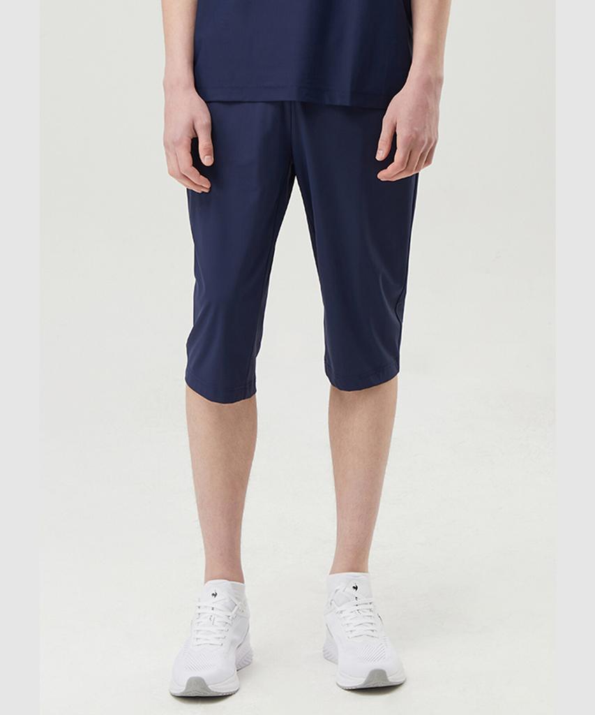 LECOQ Aga Unisex Lightweight Tricot 3/4 Length Pants Navy (Qp223Ghp43) (A Type)