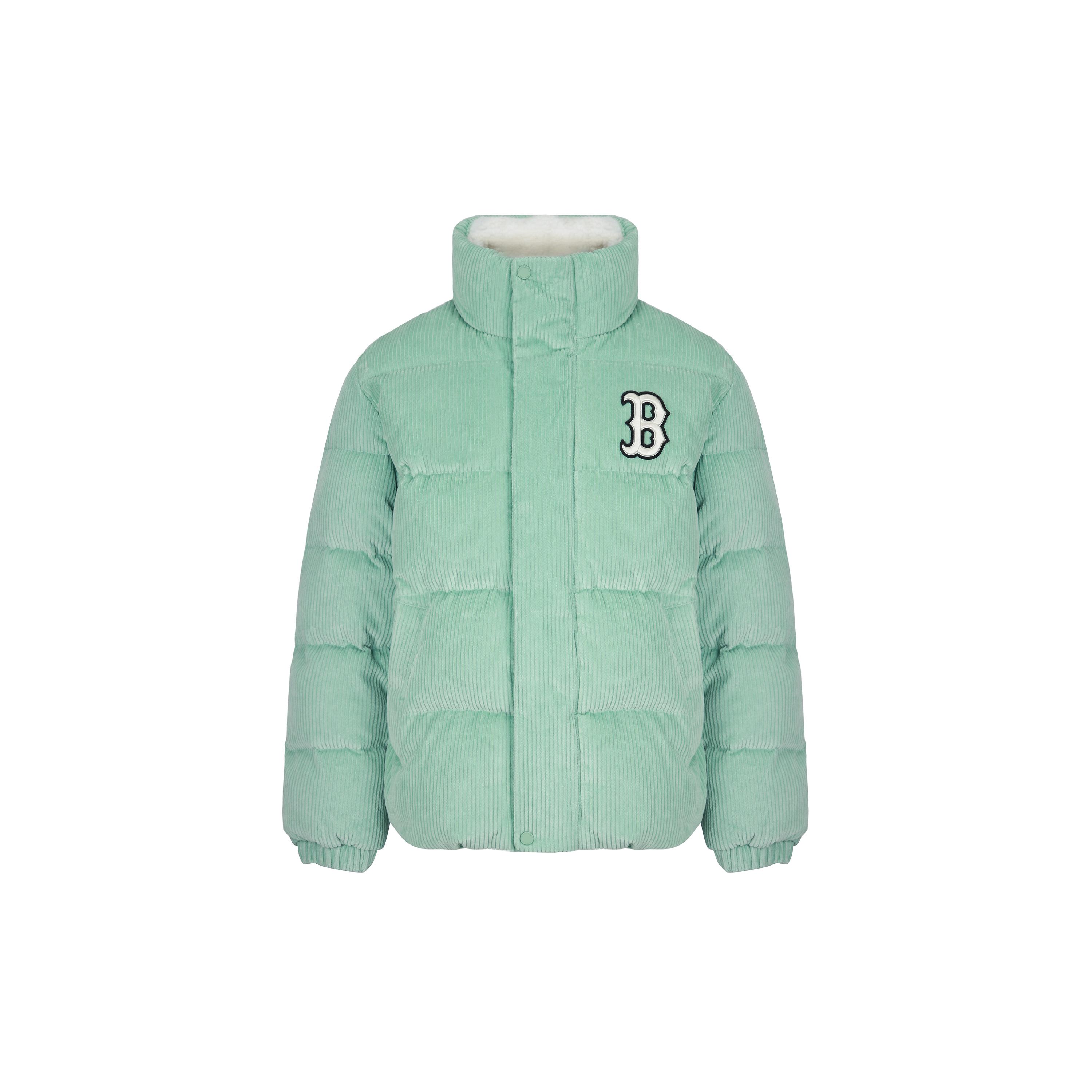 

New MLB Boston Red Sox Down Jackets Unisex Light Mint 3ADJC0116-43MTL XS