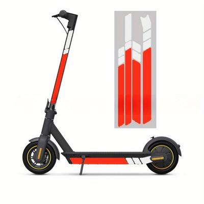 Yellow/Red/Blue Reflective Stickers Suitable for Nanbo Scooter Max G30, No. 9 Scooter Stickers Scooter Accessories