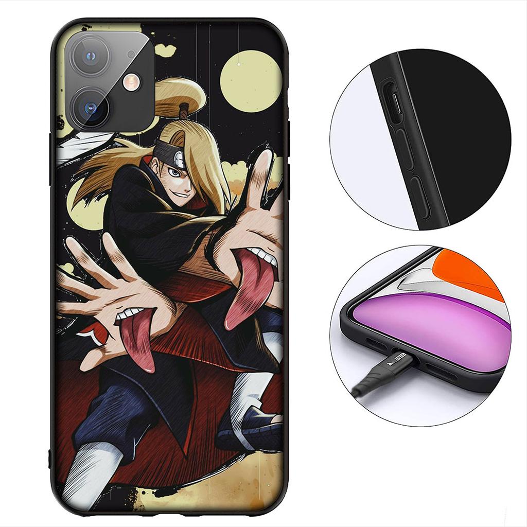Narutos Deidara Uchiha Itachi Akatsuki Phone Case for Apple iPhone 12 13 Mini XS 11 Pro Max 7 8 Plus + XR 8+ X SE 2020 SE3 Cover