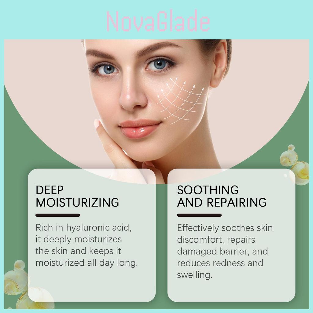 Ouhoe Revitalizing Grass Soothing Cream For Silky Smooth Skin And Enhanced Elasticity