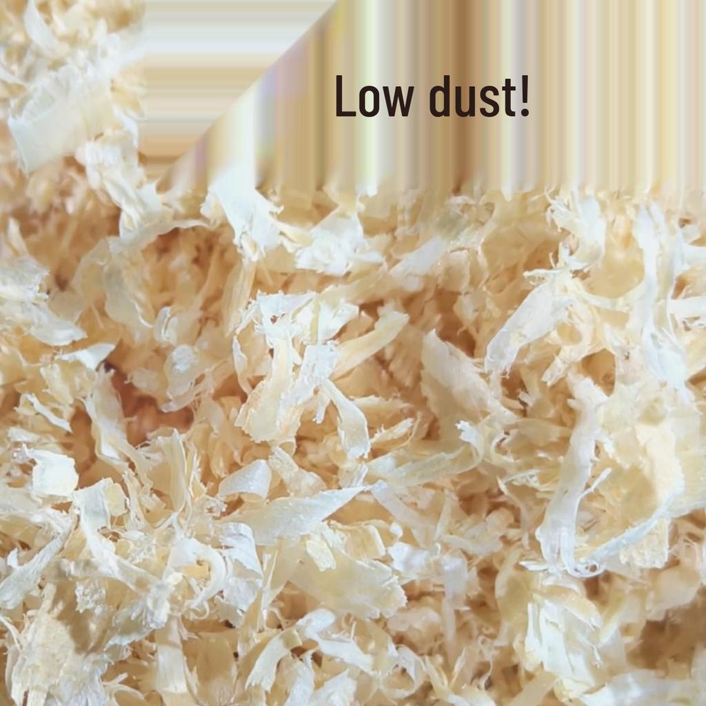 Warm Wood Shavings Bedding: Dust-Free Hamster & Rabbit Pet Supplies