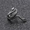 1PC Adjustable Vintage Silver Snake Ring for Men Women Fashion Punk Hip Hop Party Cosplay JewelryGood product