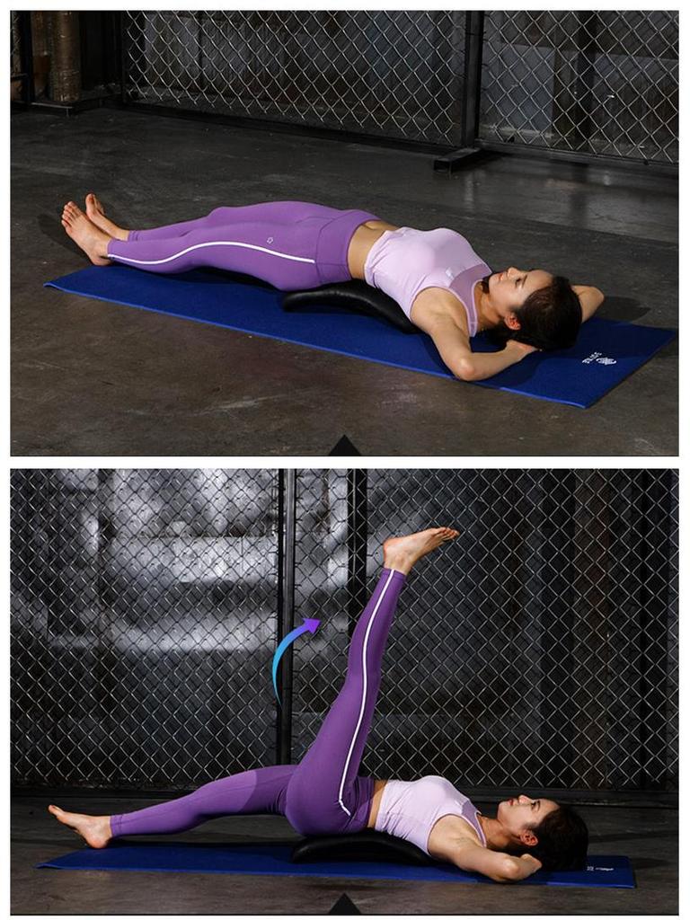 Portable AB Mat Sit-up & Yoga Pad - Abdominal & Back Muscle Trainer