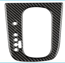 Echtes Kohlefaser-Interieur-Kit Luxusauto Schalthebel-Panelabdeckung Aufkleber für Volkswagen Golf 6 GTI MK6 2008-2013 Zubehör