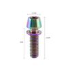 New Titanium Alloy Titanium Tapered Head Bolt Screw With Washer For Mountain  fastener with washer