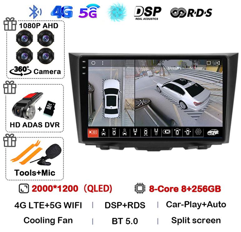 Android 14 Carplay Auto For Suzuki Kizashi 2009 2010 2011 2012 2013 2014 2015 Car Radio GPS Stereo Multimedia Player Head Unit