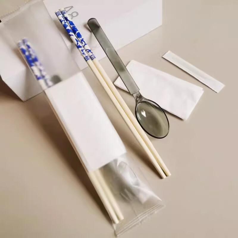 

Miaojiayi Individually Wrapped Disposable Chopsticks & Spoon Set