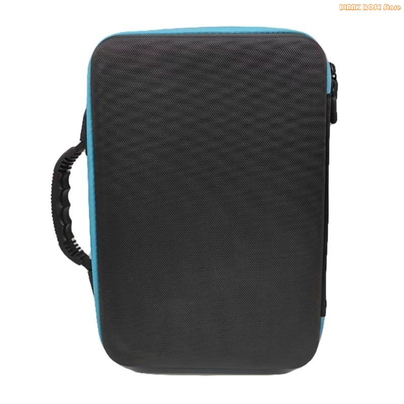 K1AE Hard Shell Reusable Tool Storage Bag Drill with Zipper and Mesh Pocket