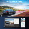 Dual Lens 4K Dash Cam with HD, WiFi, GPS Tracking, and Time-lapse Recording