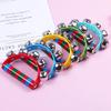1PC Children's Intellectual Props Handbell Hand Bells With 5 Jingle Bells Wood Handle Musical Instrument Toy For Music Class