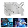 Steel Weld Gauges Welding Measurement Tool Weld Inspection Tool for Fillet Weld Leg Length & Throat Dimension Measurement