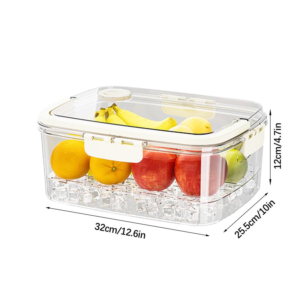 Divided Snack Tray With Lid Sealed Fruit Tray With Lid Portable Charcuterie Sealed Container For Candy Nuts