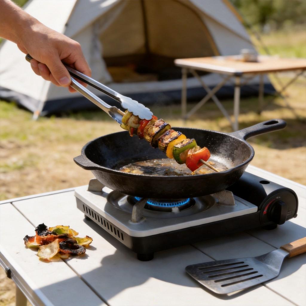 Outdoor Picnic Barbecue Tool Clips With Hightemperature Resistance For Camping And Family Grilling