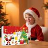 Christmas Duck Ornament Advent 2D Acrylic Charm Decor 24 Days Duck Countdown Calendar For Home Car Rearview Mirror Christmas