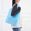 Practical Polyester Solid Color Shopping Bag Eco-friendly Large Grocery Package Bags Reusable Foldable Supermarket Bag for Home