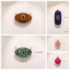1Pcs Zircon Gold Color Bling Diy Earring Necklace Bracelet Keychain Accessories Colored Stones For Jewelry Making Supplies