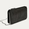Women Bag PU Flap Fashion Rivet Dark Style Shoulder Bags  Crossbody Euro-America Style Evening Clutch Bag