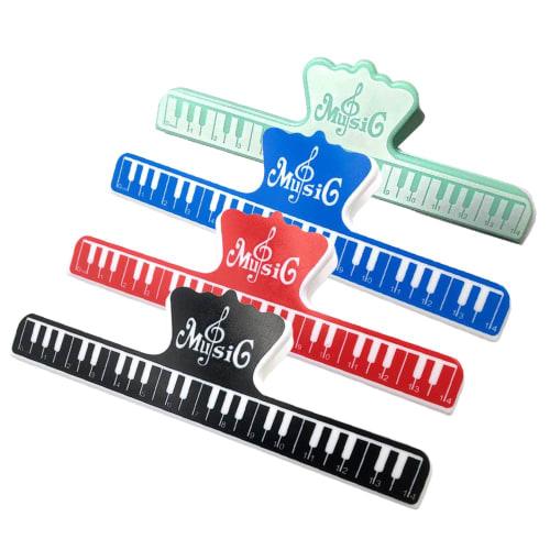 

Sheet Music Clips, Page Holders, Piano, Book, Page Holder, Plastic, 4 Colors, Piano Music Clips, Page Holders, Musical Note Clips, Sheet Music Clips,