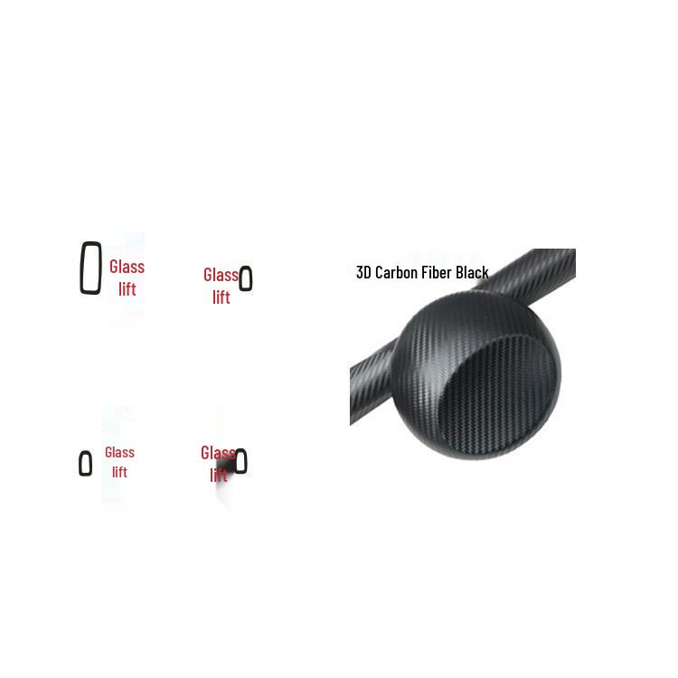 Dongfeng Venucia Big V Interior Carbon Fiber Gear Shift Sticker for 21 Models