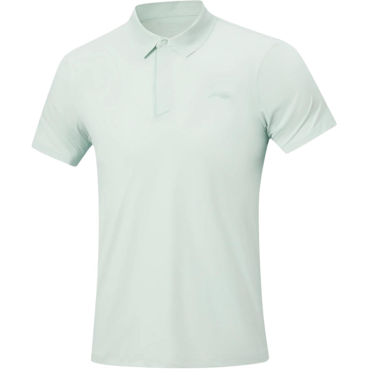 Li-Ning Solid Color Casual Versatile Short Sleeve Polo Shirt Men tops APLW283-1 M