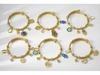 Edelstahl Elastisches Böses Auge Fatima Armband mit Türkischen Islamischen Motiven