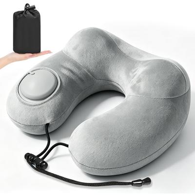 Anan Neck Pillow - U-Shape - Gray - Free Size
