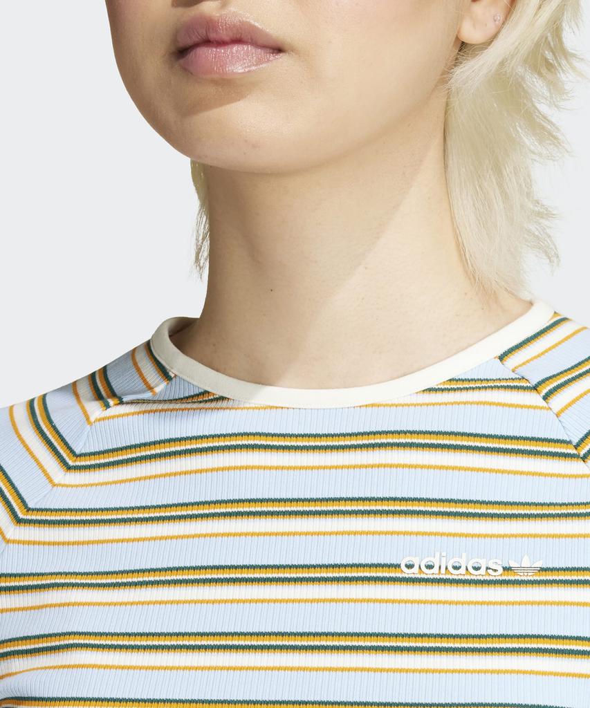 ADIDAS Rip Stripe Tee - Sky Blue / Jc6167