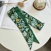 Korean Style Silk Scarf and Hairband Set - Versatile Women's Accessory for Summer