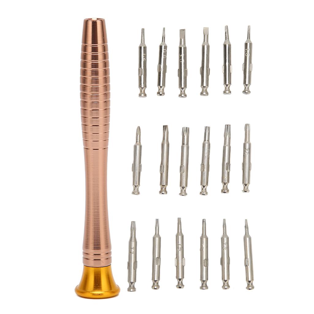 Schraubendreher-Set 24 in 1 Mini-Schraubendreher Handy-Demontage-Set Elektronik-Reparaturwerkzeugsatz für Telefone PCs Tablets