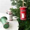 Christmas Tree Mailbox Hanging Decoration Iron Mailbox Hanging Ornament For Front Door Mantels Porch Yard Window Display
