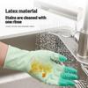 1 Pair Colorful Household Cleaning Gloves, Kitchen Dishwashing Gloves, Non-Slip Household Gloves, Suitable For Small Large Hands