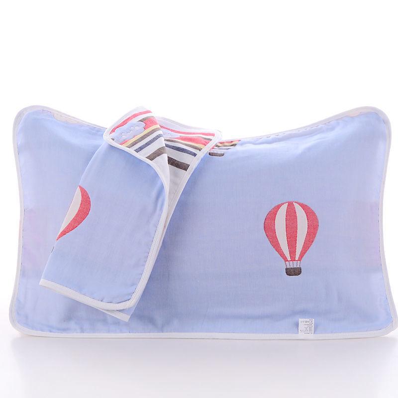 New Jacquard Pillow Towel Breathable Soft Printed Pillowcase Sweating Four Seasons Household Bedroom Pillows Cover Double Sided