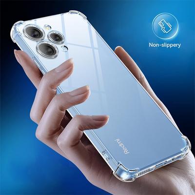 Capa de celular ultrafina, super transparente, cristalina, macia, para Xiaomi 12 12T 13 Lite Redmi 12 12C Note 12s 12 Pro+ 5G POCO F5 Pro