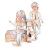 Macaron-colored Christmas Elf Couple Plush Ornament